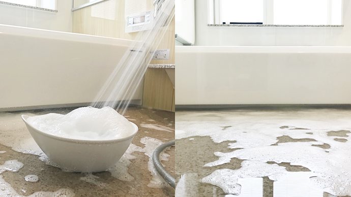 お風呂掃除で浴室の床を真っ白に どうすればいい Pacoma パコマ 暮らしの冒険webマガジン