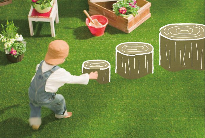 人工芝で 遊べる庭 を作ろう Pacoma パコマ 暮らしの冒険webマガジン
